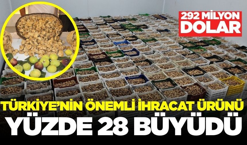 Türkiye’nin önemli ihracat ürünü yüzde 28 büyüdü