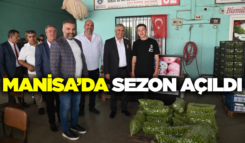 Manisa'da hal sezonu açıldı