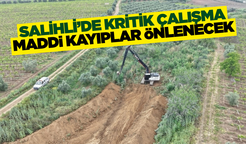 Manisa'da mahsuller MASKİ ile korunuyor