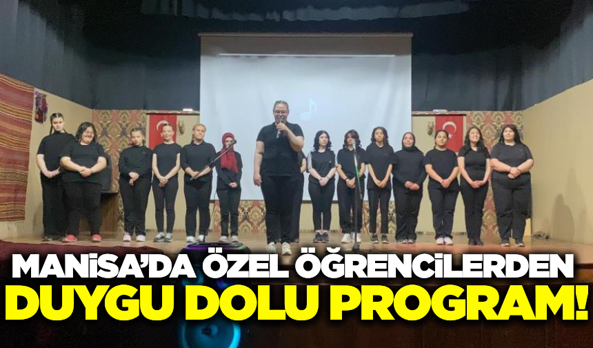 Manisalı özel öğrencilerden anlamlı etkinlik!