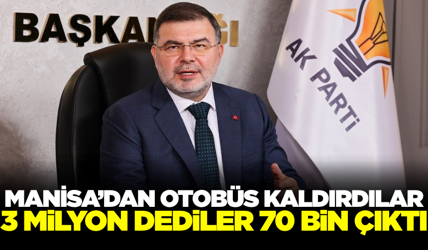 Manisa'dan otobüs kaldırdılar! 70 bin ile sınırlı kaldı