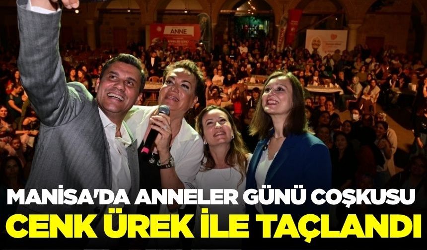 Manisalı kadınlar Cenk Ürek ile bahar coşkusu yaşadı