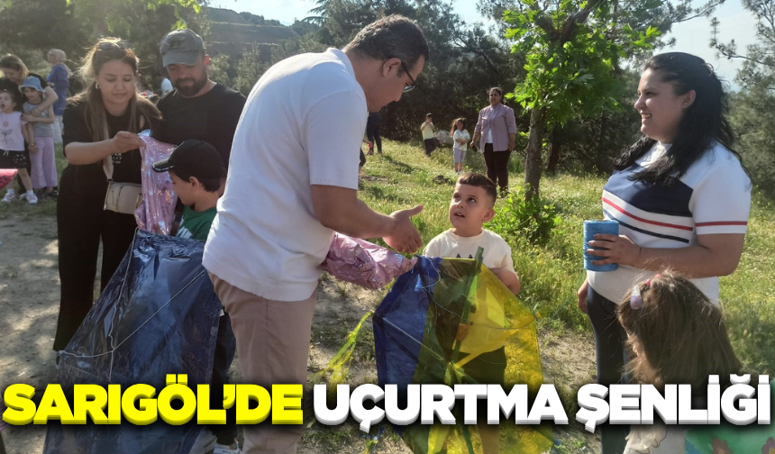 Sarıgöl'de gelenekselleşen Uçurtma Şenliği
