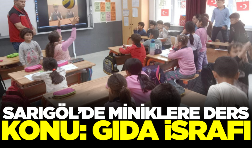 Sarıgöl'de gıda israfına yönelik eğitim