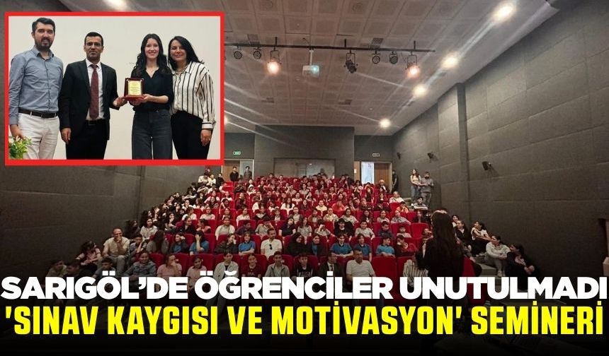 Sarıgöl'de motivasyon semineri