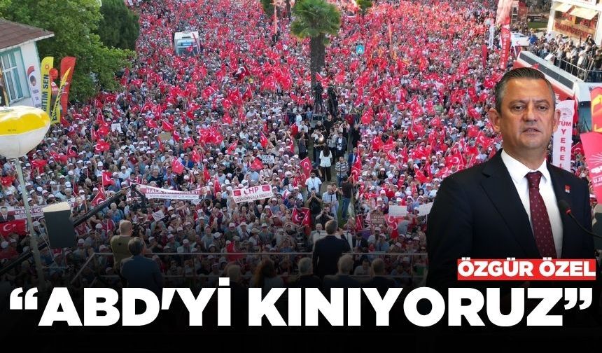 Özel'den kritik açıklamalar
