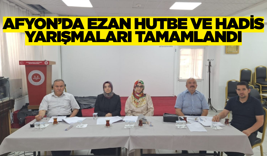 Afyon’da Camiler Haftasında Yarış Heyecanı
