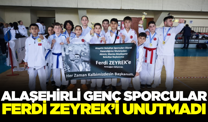Alaşehirli sporcular Ferdi Zeyrek'i unutmadı