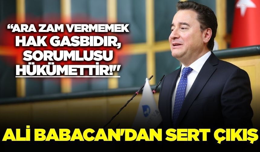 Babacan:  "Enflasyonun Sorumlusu Hükümettir"