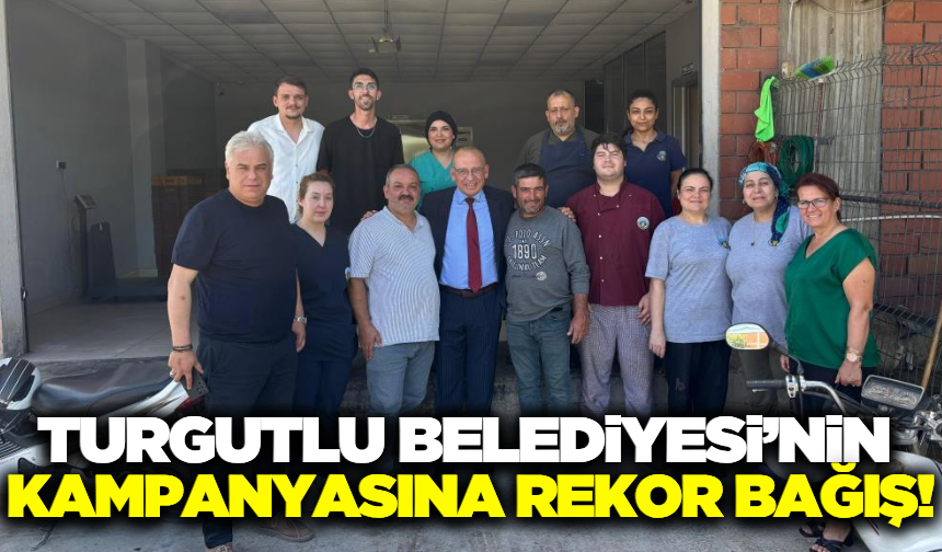 "Sizden Gelen Bağışlarla Aş Olalım Sofralara" kampanyası rekor kırdı