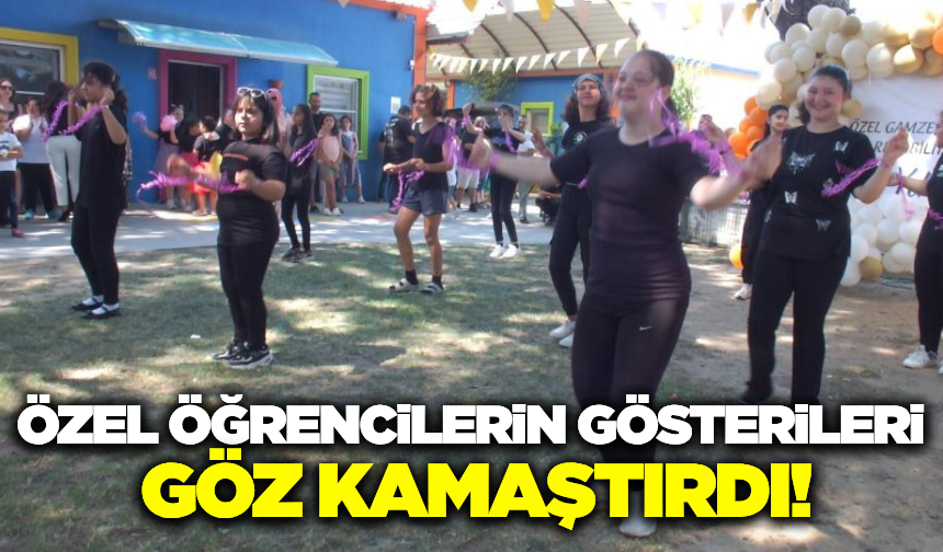 Balıkesir'de özel öğrencilerin gösterileri büyük alkış aldı!