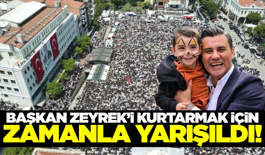 Manisa Büyükşehir Belediye Başkanı Ferdi Zeyrek'i kurtarmak için zamanla yarışıldı!