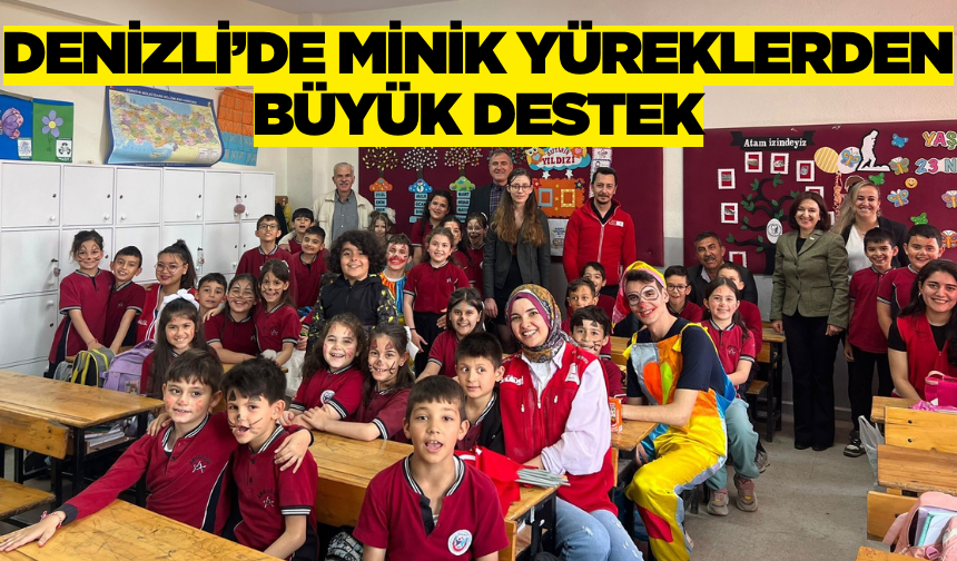 Denizli’de Okullar Hem Kan Bağışladı Hem Umut Ördü