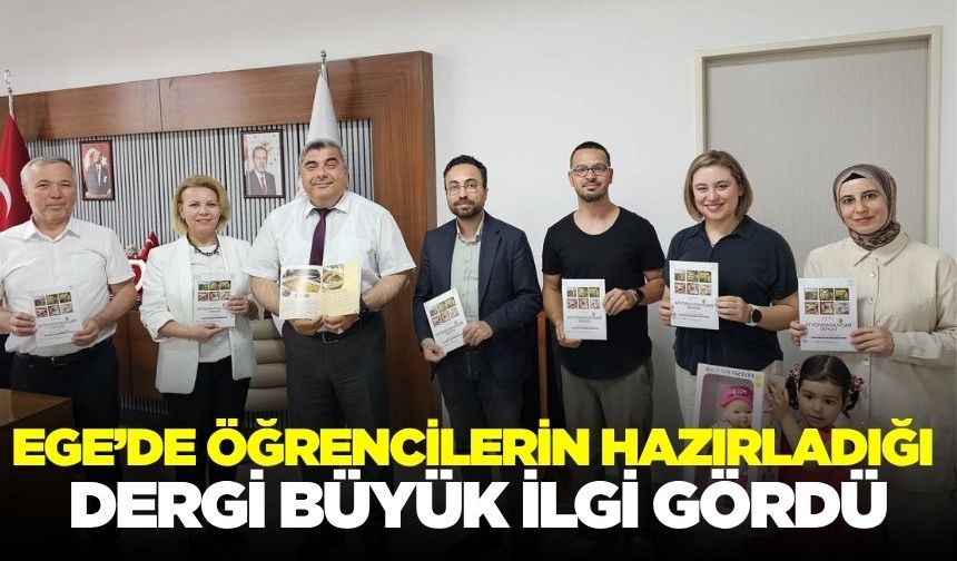 Ege'de anlamlı dergiye yoğun katılım