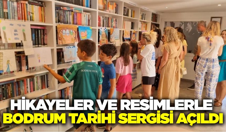 Öğrencilerden "Hikâyeler ve Resimlerle Bodrum Tarihi" sergisi