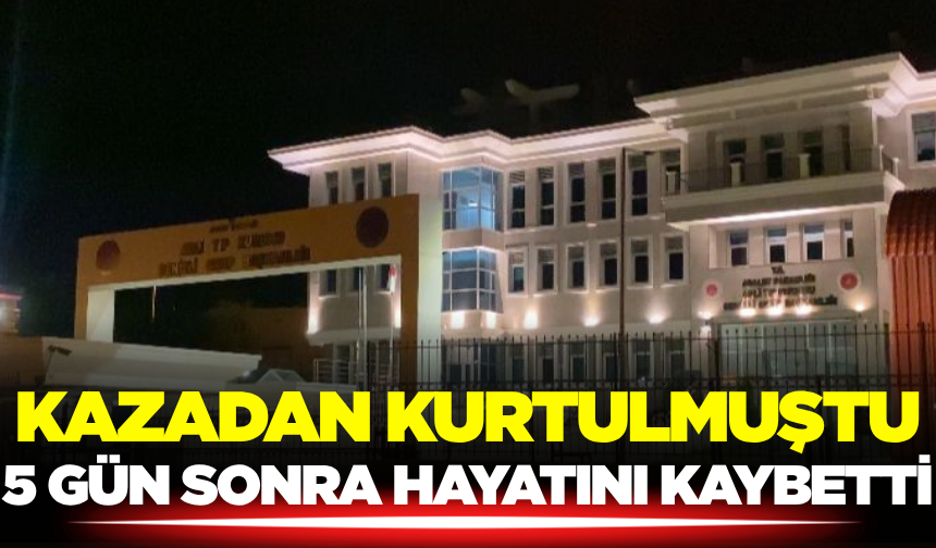 Aydın'da Kazada Yaralanmıştı, Günler Sonra Hayatını Kaybetti
