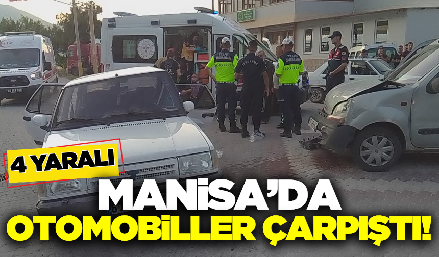 Kırkağaç'ta trafik kazası: 4 yaralı