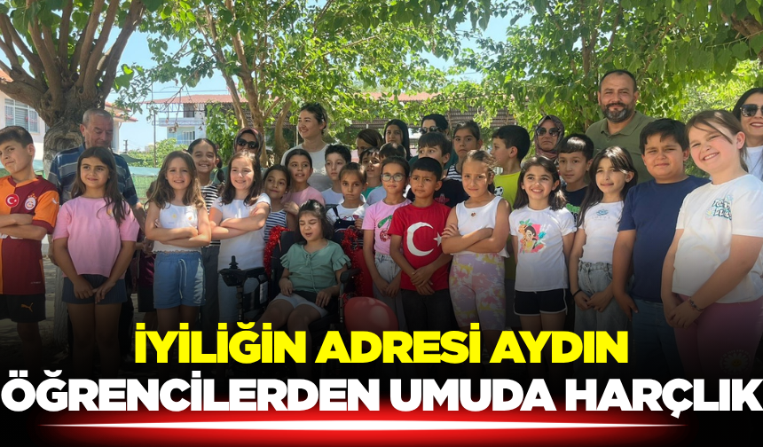 Aydınlı Öğrenciler Harçlıklarıyla Umuda Köprü Oldu
