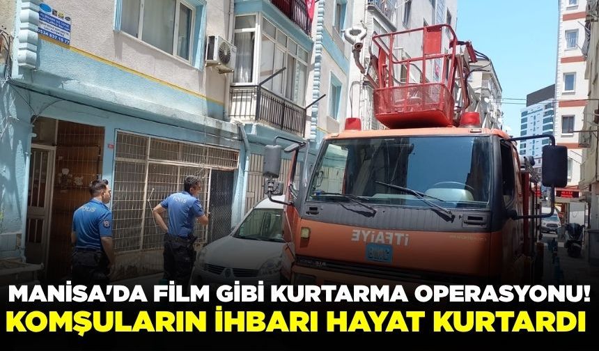 Manisa'da Duygulandıran Kurtarma Operasyonu: "Su İstiyorum!" Çığlığıyla Yardım Geldi