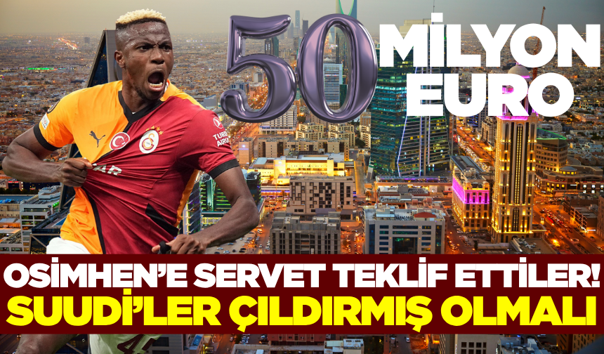 Osimhen'e yeni teklif! Yıllık 50 milyon euro