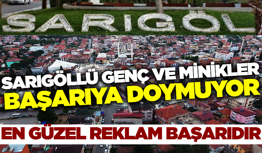 Sarıgöl’de spor sevdası başarıya dönüşüyor
