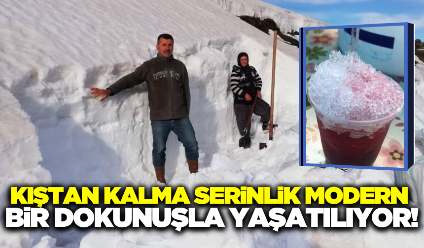 Kışın karı yazın serinliğe dönüştüren nostaljik lezzet!