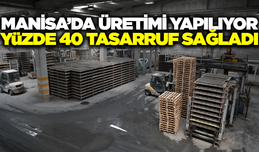 Manisa'nın ihtiyacı, yine Manisa'da karşılanıyor