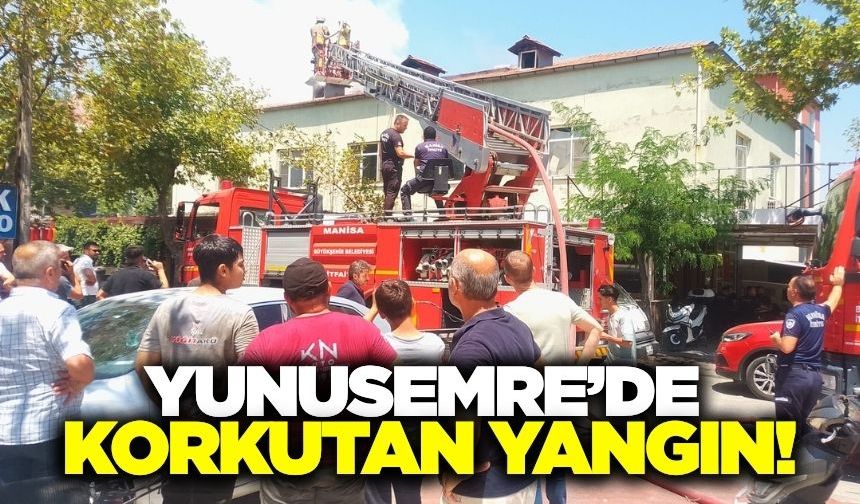 Yunusemre'de Lokanta Çatısı Yandı!
