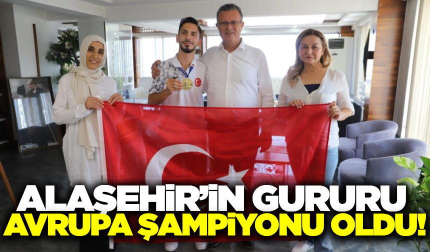 Alaşehirli milli sporcu Çağatay Çelik'ten tarihi başarı!