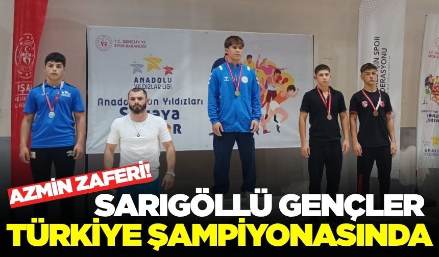 Sarıgöllü Güreşçiler, Türkiye Şampiyonası Yolunda