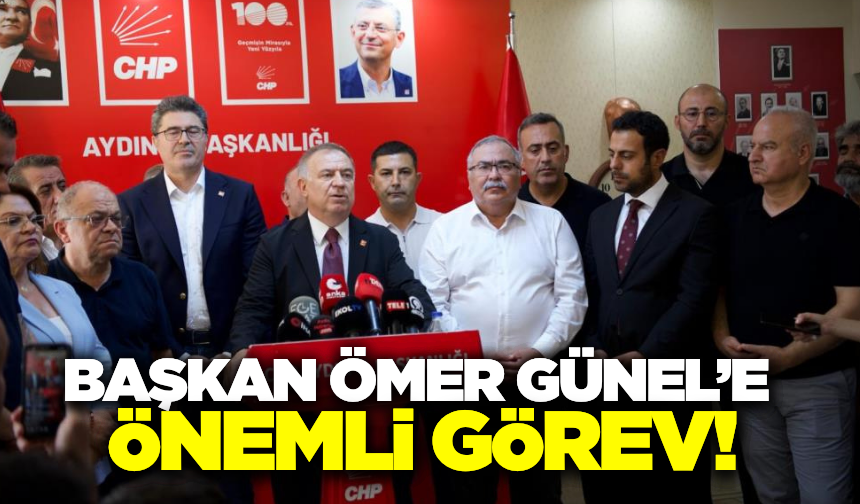 Aydın Büyükşehir Belediye Meclisi CHP Grup Başkan Vekili  Ömer Günel oldu