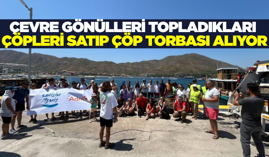 Çevre gönüllülerinden örnek davranış