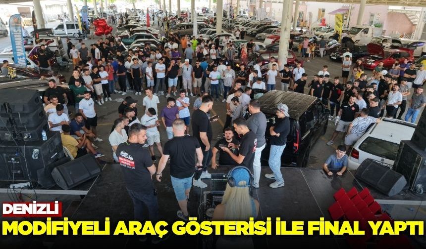 Denizli'de festival coşkusu Autofest ile taçlandı