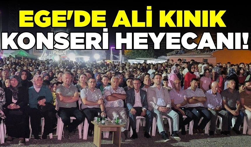Ege'de Ali Kınık konseri!
