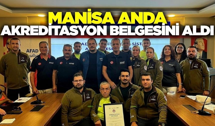 Manisa ANDA sertifikalarını aldı