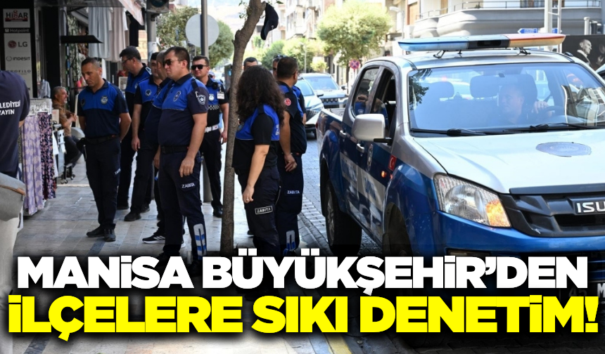 Manisa'da Kaldırım İşgaline Geçit Yok!
