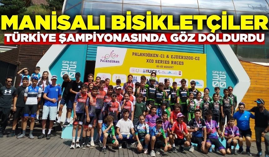 Manisalı bisikletçiler Türkiye Şampiyonasında zirvede