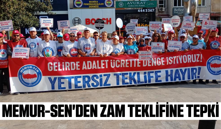 Memur-Sen'den zam teklifine sert tepki: “Yetersiz teklife hayır”