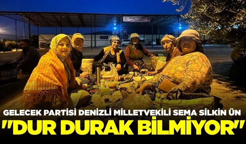 Denizli Milletvekili Ün, çiftçilerle tarlada bir araya geldi!