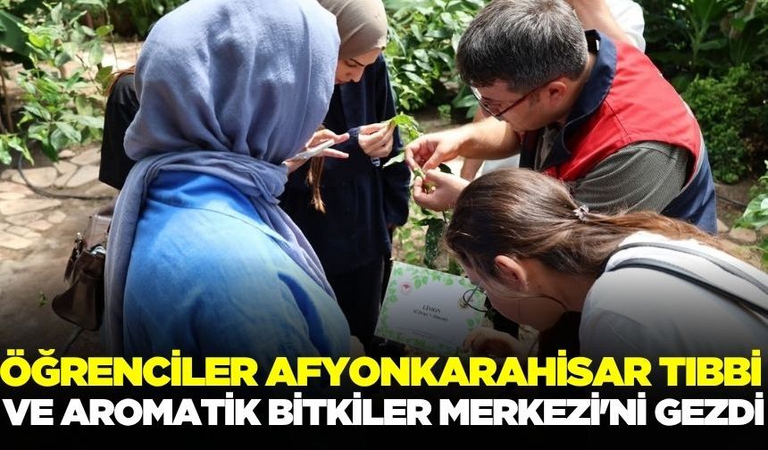 Tıbbi ve Aromatik Bitkiler Merkezi'nde teknik gezi gerçekleştirildi