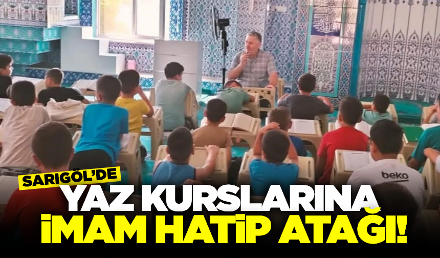 Sarıgöl İmam Hatip Ortaokulu Müdüründen yaz kurslarına destek