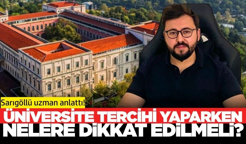 Sarıgöllü psikolojik danışmandan üniversite tercih sürecine ilişkin tavsiyeler