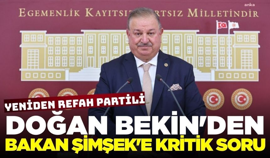 Doğan Bekin, "4 Milyonu aşkın kişi kredi borcunu ödeyemiyor"