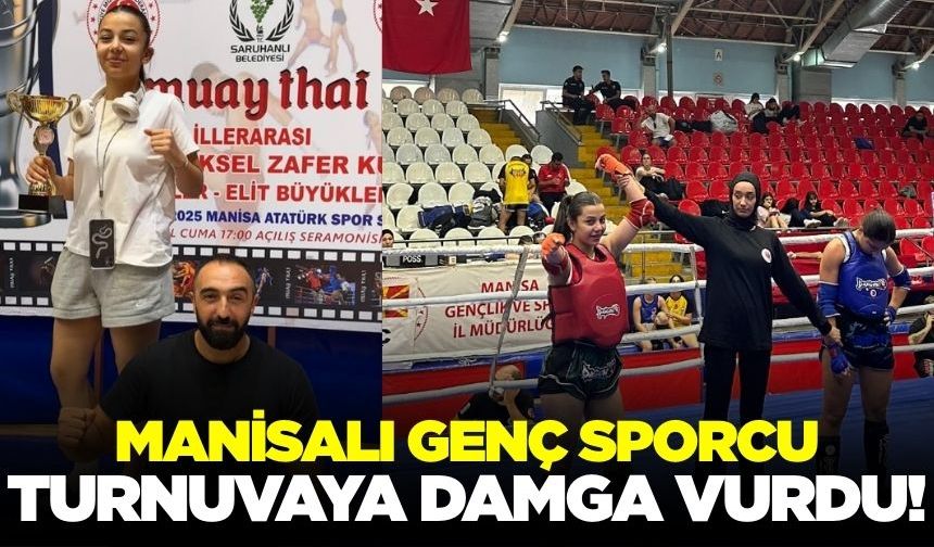 Alaşehirli sporcu, Zafer Şampiyonası'nda zirvede!