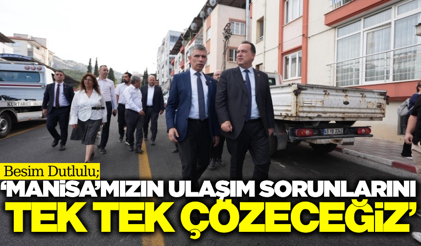 Başkan Dutlulu, çalışmaları yerinde inceledi!