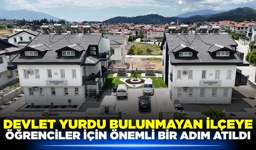 İlçede öğrencilerin barınma ihtiyacına yönelik hizmet!
