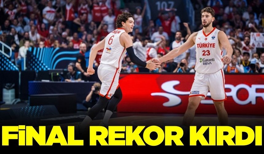 Türkiye'nin final maçı izlenme rekoru kırdı