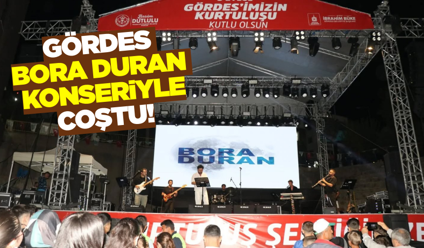 Gördes'te Bora Duran rüzgarı esti!