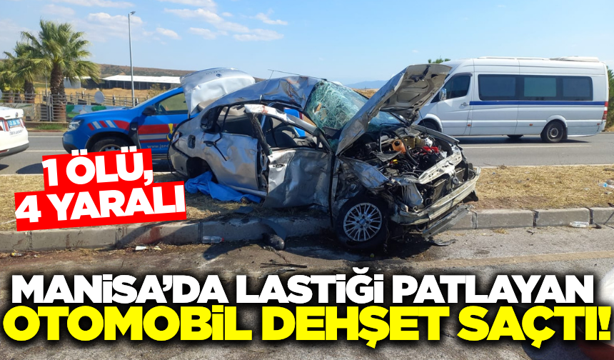 Manisa'da zincirleme kaza: 1 kişi hayatını kaybetti, 4 kişi yaralı