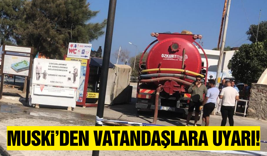 MUSKİ'den atık uyarısı!